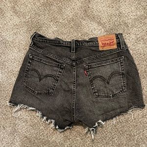 Levi’s 501 black washed denim